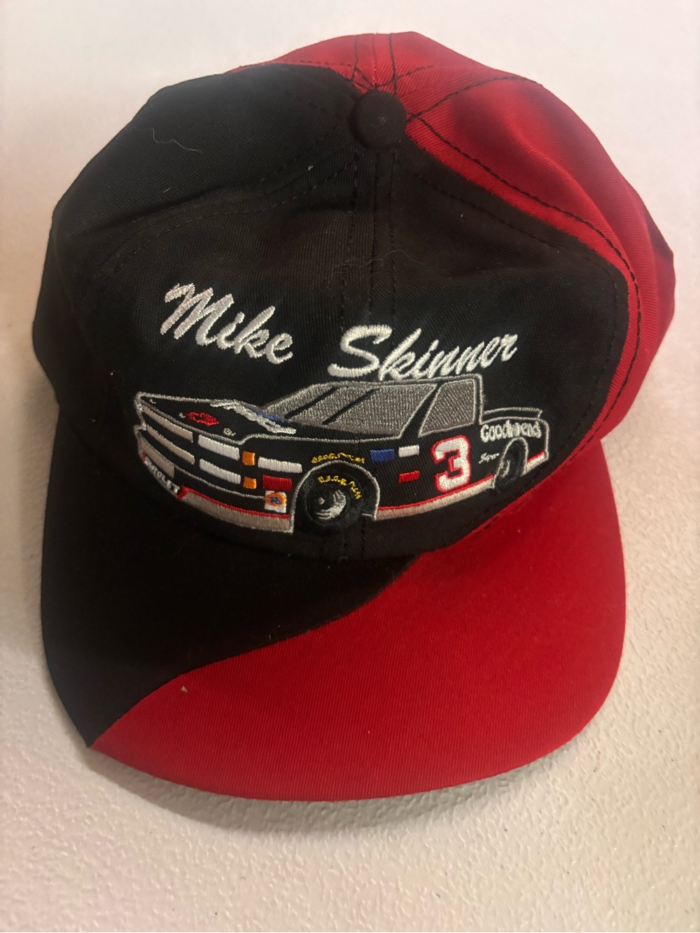 Vintage Mike Skinner #3 NASCAR Supertruck Champion Snapback Hat